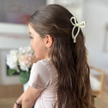 Load image into Gallery viewer, Large Bow - Black - Claw Clip (parcel shipping only) - 2.5” x 4”
