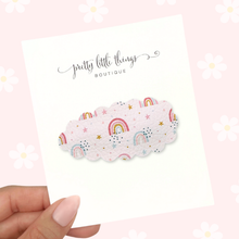 Load image into Gallery viewer, Pastel Rainbows - Snap Clip - 3 for $10
