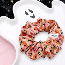 Load image into Gallery viewer, Pink Pumpkins - Scrunchie (Child) - 3 for $30
