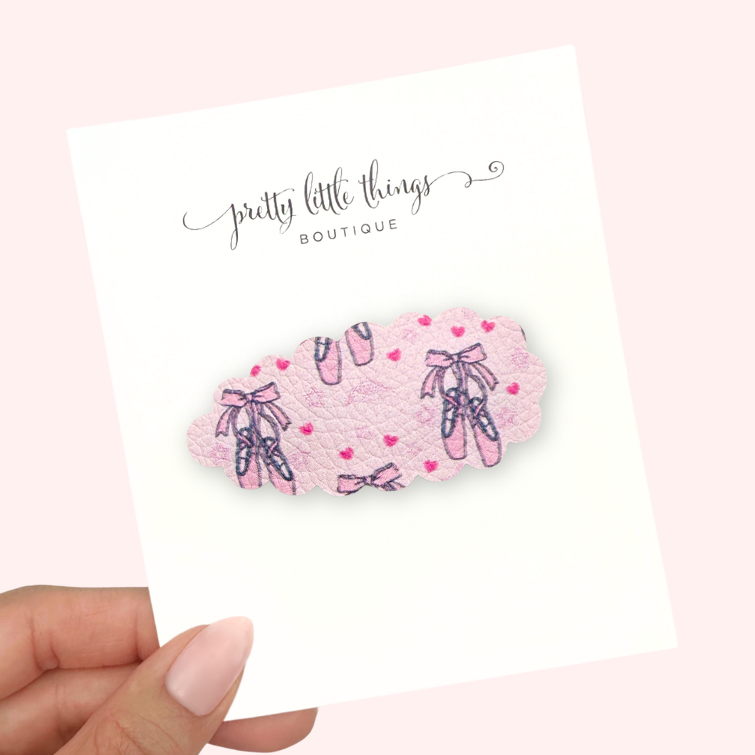 Ballet Slippers - Snap Clip (3 for $10)