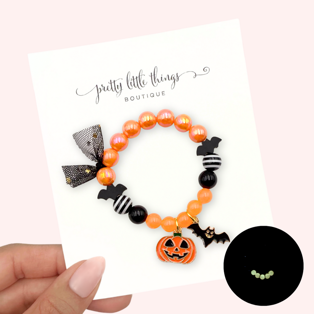 Jack o' Lantern - Glow in the Dark - Bracelet