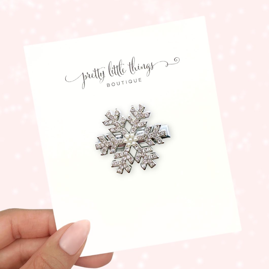 Snowflake - 3 cm Clip