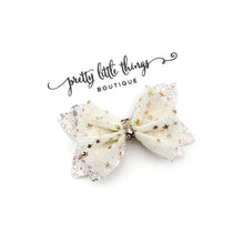 Load image into Gallery viewer, Cream Tulle Glitter - Corrina 3”
