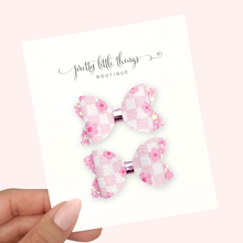 Load image into Gallery viewer, Groovy Floral - Micro Pigtails 1.72”
