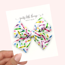 Load image into Gallery viewer, Crayons - Nola Handtied Bow 3.75”
