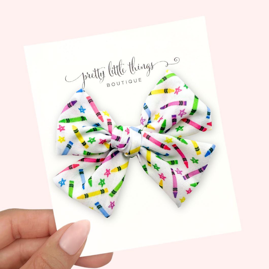 Crayons - Nola Handtied Bow 3.75”