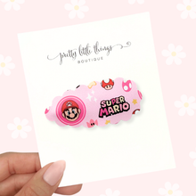 Load image into Gallery viewer, Pink Mario - Snap Clip - 3 for $10
