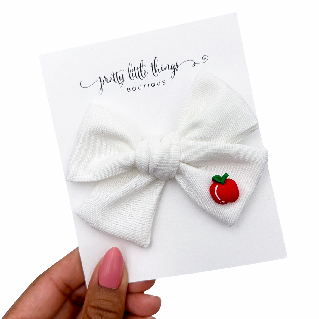 Apple of my Eye - Nola Handtied Bow 3.75”