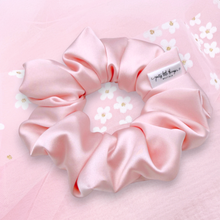 Load image into Gallery viewer, Luxe Satin - Blush - Scrunchie (Adult) - 3 for $30
