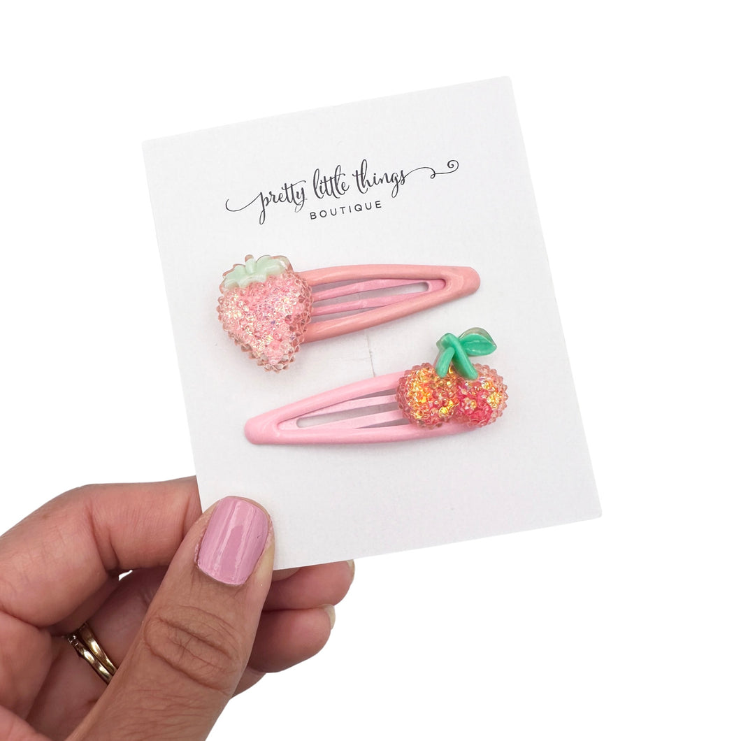 Strawberry / Cherry Glam  - Set of 2