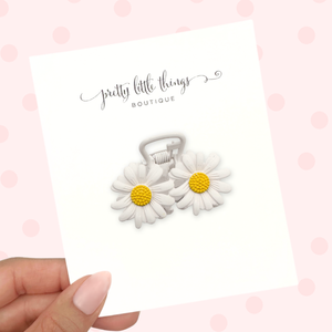 Daisy Claw Clip - Metal - Double (parcel shipping only)