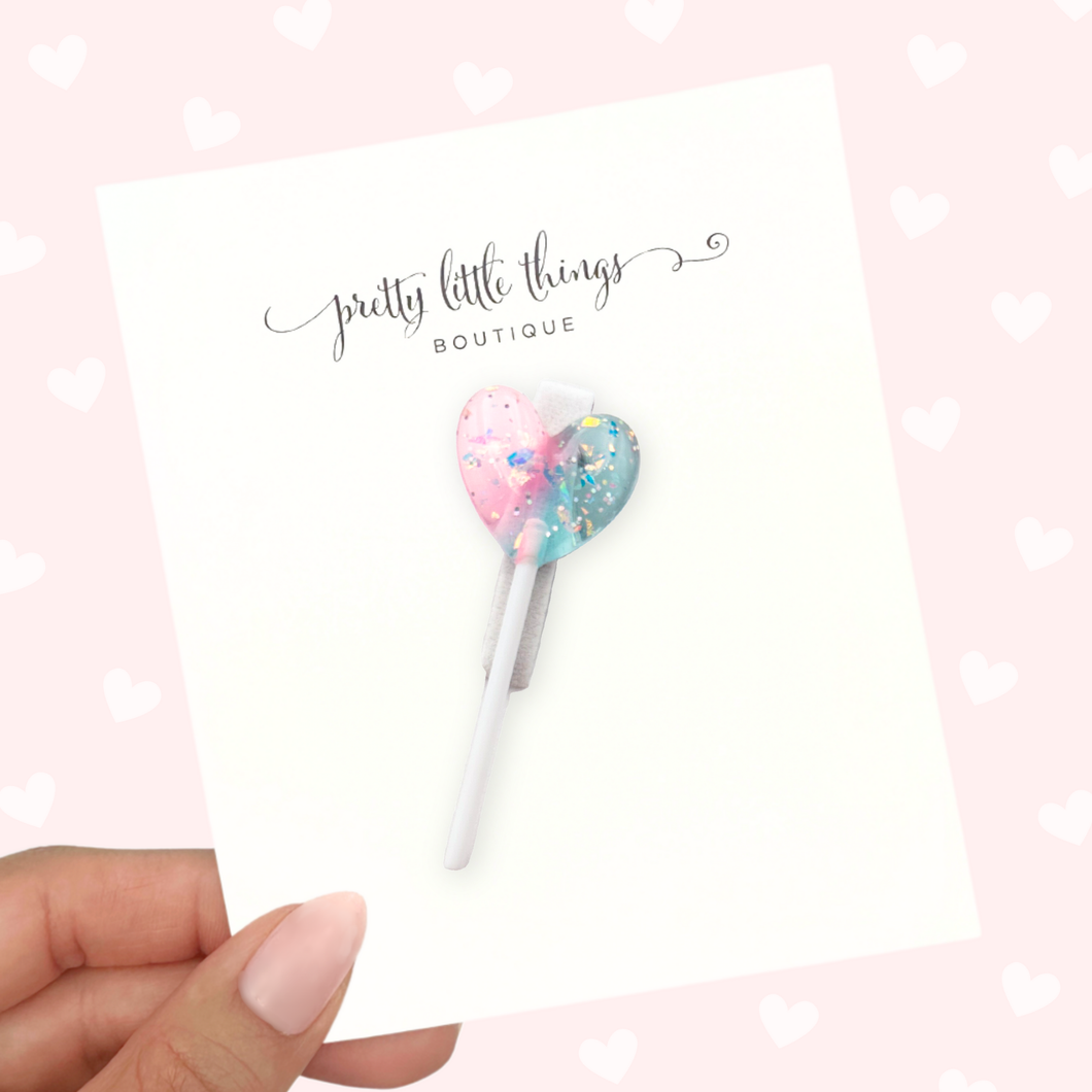 Lollipop Heart - Cotton Candy