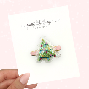 Christmas Tree Shaker - 4.5cm Bar Clip