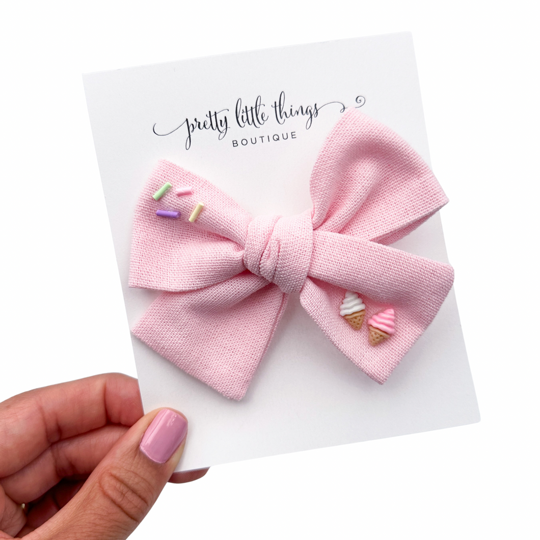 Ice Cream Dreams - Nola Handtied Bow 3.75”