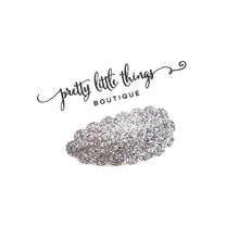 Load image into Gallery viewer, Silver Glitter - Snap Clip 2.25” (3 for $10)
