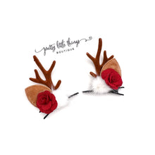 Load image into Gallery viewer, Antler Clips - Floral
