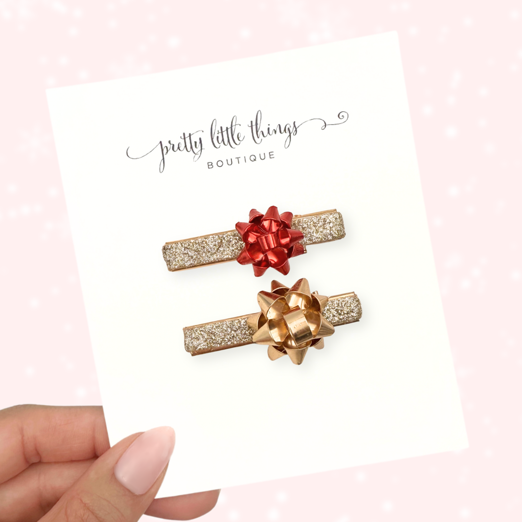 Gift Bow Duo - Bar Clip 4 cm