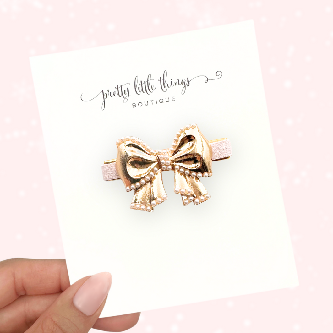 Prettly Little Bow - 4.5cm Bar Clip