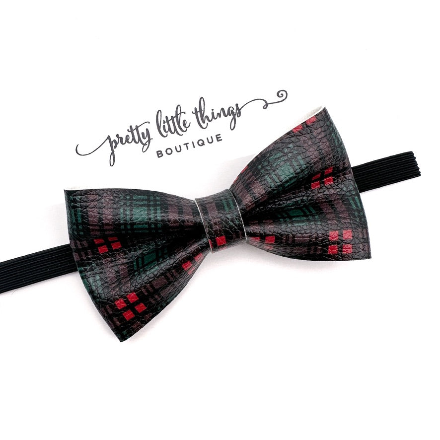 Green Tartan - Bow Tie - 3.5”