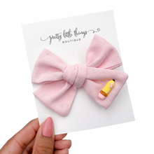 Load image into Gallery viewer, Pencil Perfect - Nola Handtied Bow 3.75”
