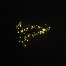 Load image into Gallery viewer, Bat Open Snap Clip - Orange - Glow in the Dark
