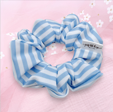 Load image into Gallery viewer, Blue Stripe - Waterproof Scrunchie (Child) - 3 for $30
