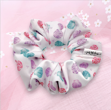 Load image into Gallery viewer, Seashells by the Seashore - Waterproof Scrunchie (Child) - 3 for $30
