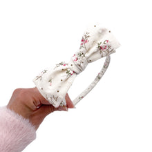 Load image into Gallery viewer, Romantic Floral - Cream - Sia Headband

