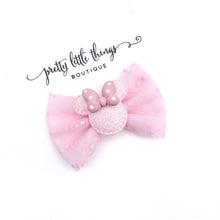 Load image into Gallery viewer, MM - Pink - Tulle Bow 3”
