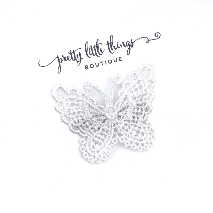 Lace Butterfly  - Snap Clip