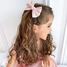 Load image into Gallery viewer, Pink Hearts - Nola Handtied Bow 3.75”
