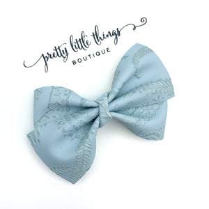 Embossed Ice Blue - Abby 3.75”