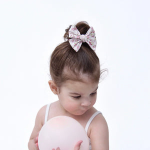 Soft Muslin - Pink - Hazel Handtied Bow 3.5”