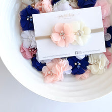 Load image into Gallery viewer, Chiffon Floral (clip or headband) - Double
